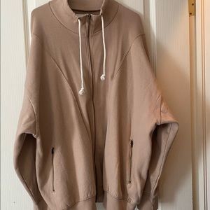Oversized zipped hoodie M/L